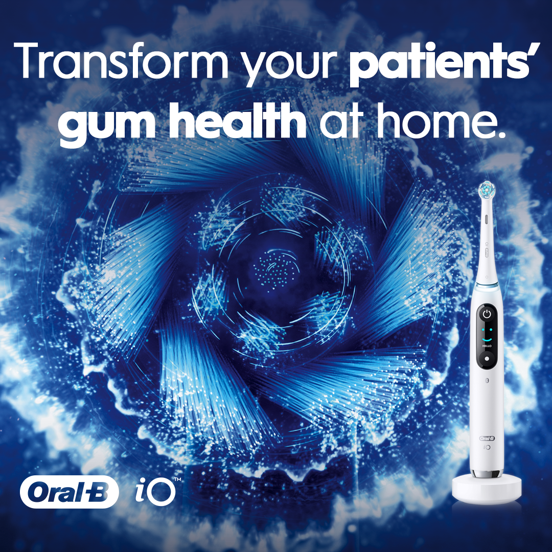 Transform your patients' gum health at home with Oral-B iO