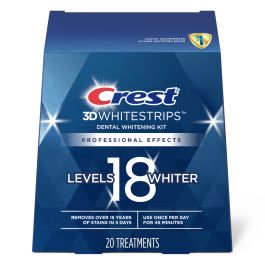 Crest 3D White Whitestrips Dental Whitening Kit, Advanced Seal, Professional Effects - 20 treatments