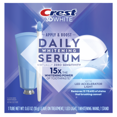 Crest 3DWhite Daily Whitening Serum 18g + LED Light