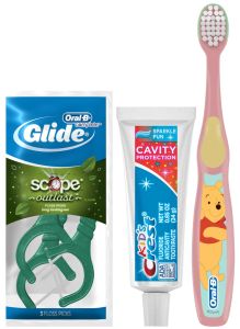 Crest+Oral-B Kids 2+yr Manual Toothbrush Solution