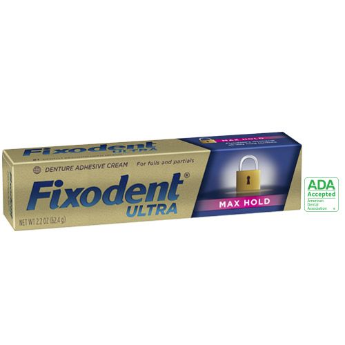 Fixodent Plus Denture Adhesive Cream For All Day Strong Hold 