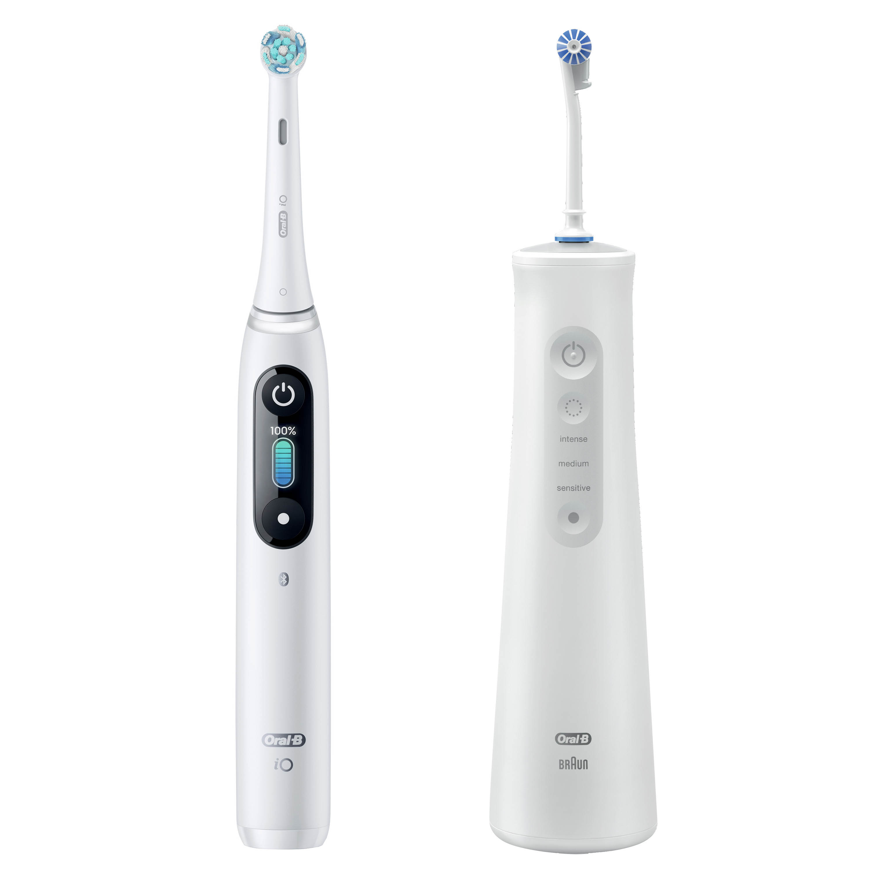 oral b water flosser and toothbrush