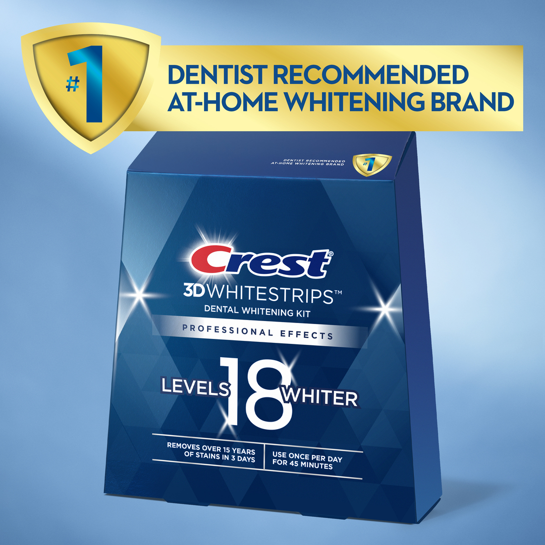 Crest 3D Whitestrips, Professional Effects Plus, Teeth  
