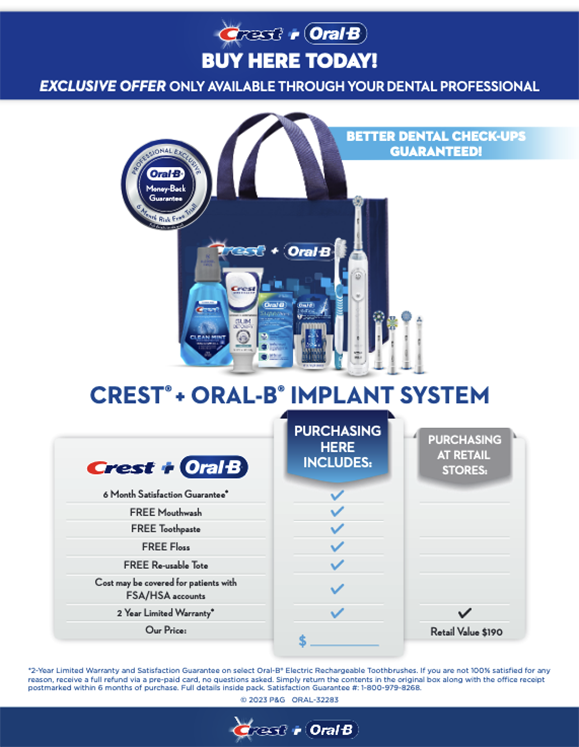 Crest + Oral-B Implant System