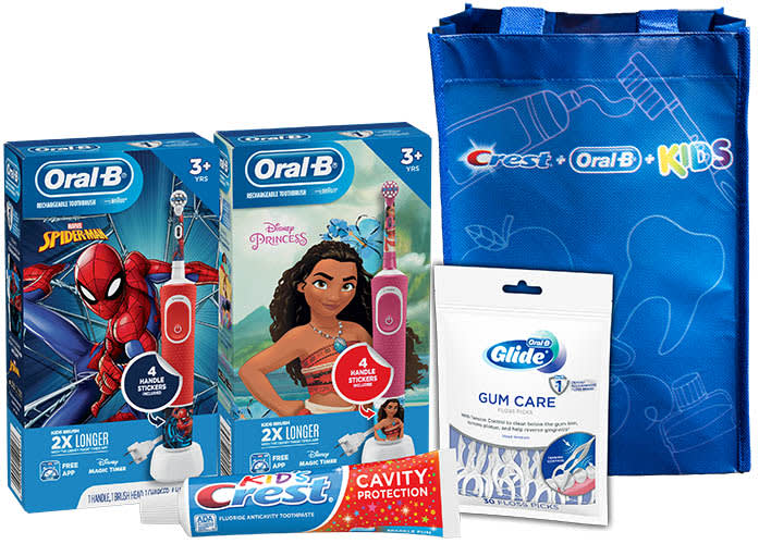 Kids Crest + Oral-B Electric toothbrush bundle