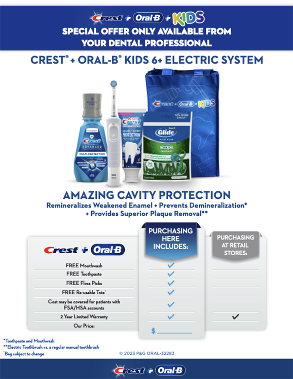 Crest + Oral-B Kids 6+ Electric System
