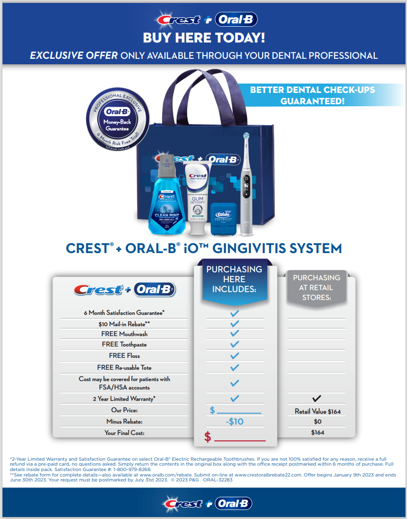 CrestOralBProShop.com - Crest+Oral-B IO Gingivitis Electric Toothbrush ...