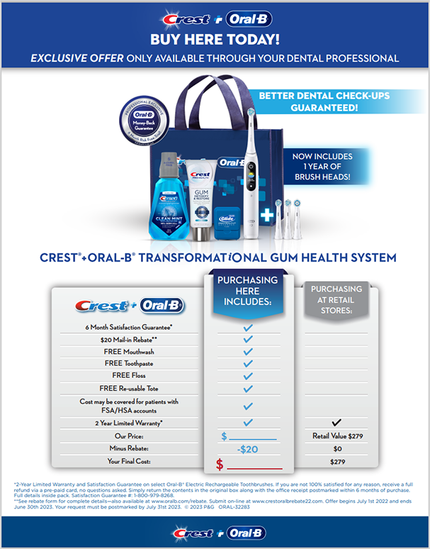 Office Signage for Oral-b IO