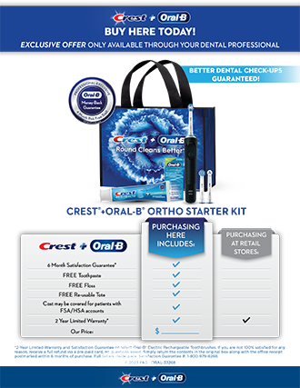 Crest + Oral-B Ortho Starter Kit