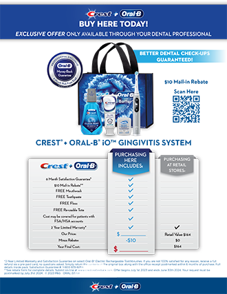 Crest+Oral-B IO Gingivitis Electric Toothbrush System